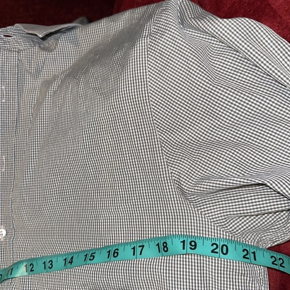 Thomas PINK Shirt Dress Button Down Super Slim checkered Long Sleeve shirt - Picture 4 of 12